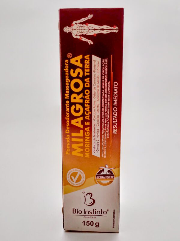Pomada Milagrosa Com Moringa e Açafrão da Terra 150g