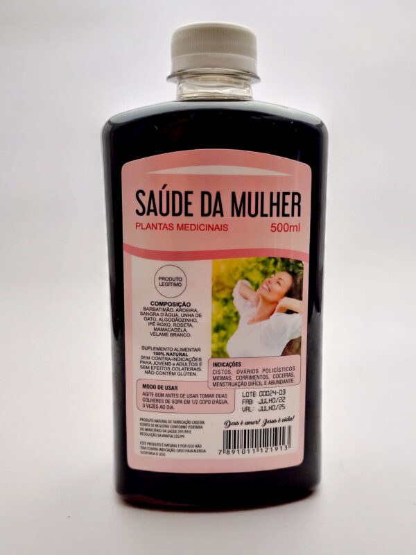 A Saude da Mulher Concentrado Plantas Medicinais 500 ml