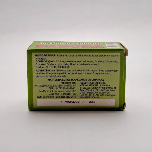Sabonete Cremoso BABOSA 90g
