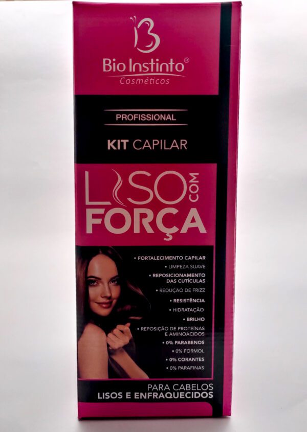 Kit capilar liso com força 4 Peças