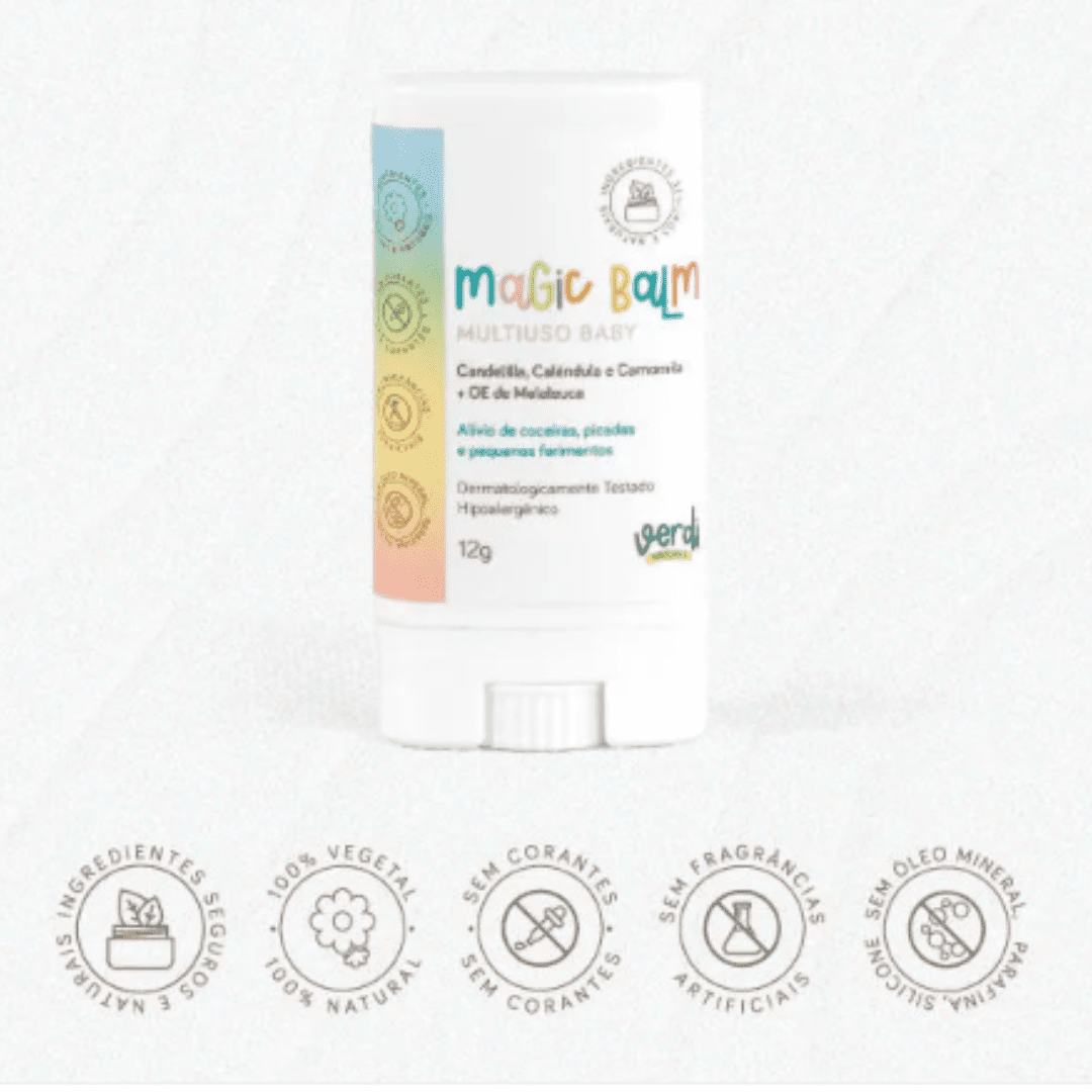 Magic Balm Multiuso Baby - Bálsamo para alívio de picadas e coceiras