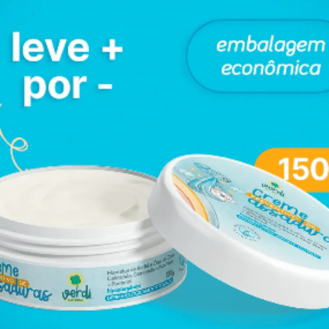 Creme Preventivo de Assaduras para Bebê 150g