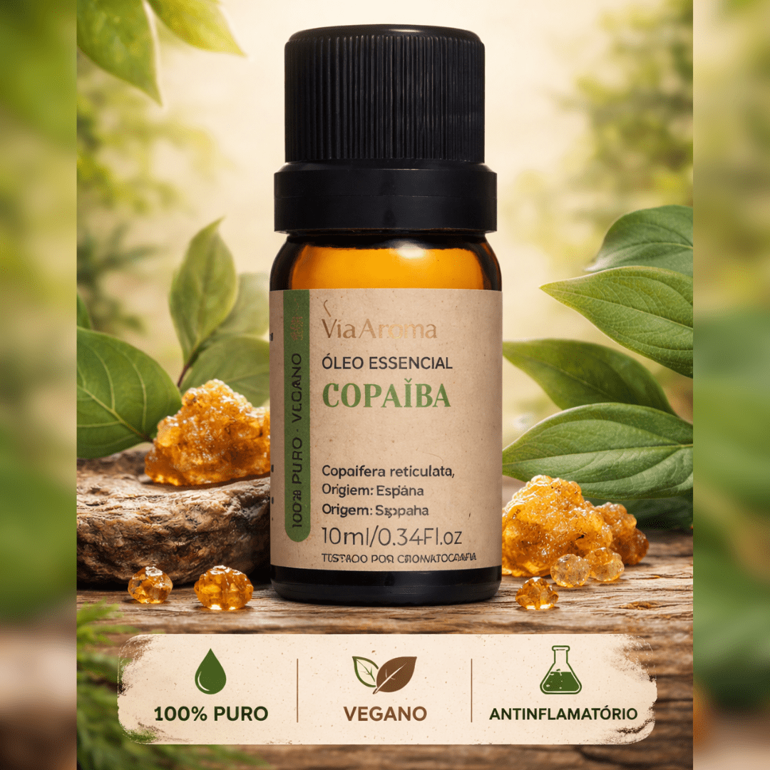 Óleo Essencial de copaiba Via Aroma - 10ml