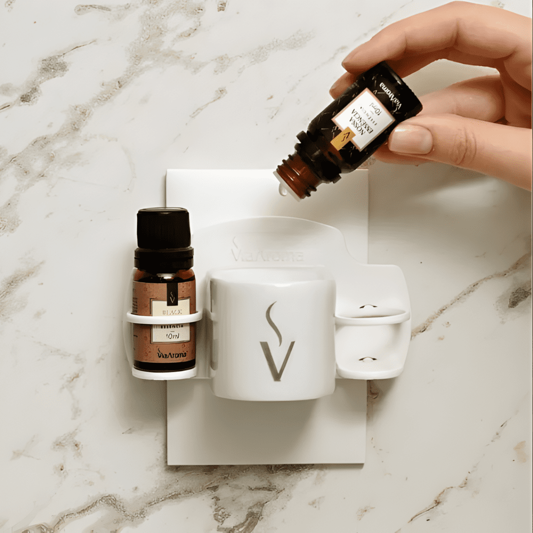 Suporte Para Óleos Essenciais E Essências Via Aroma white