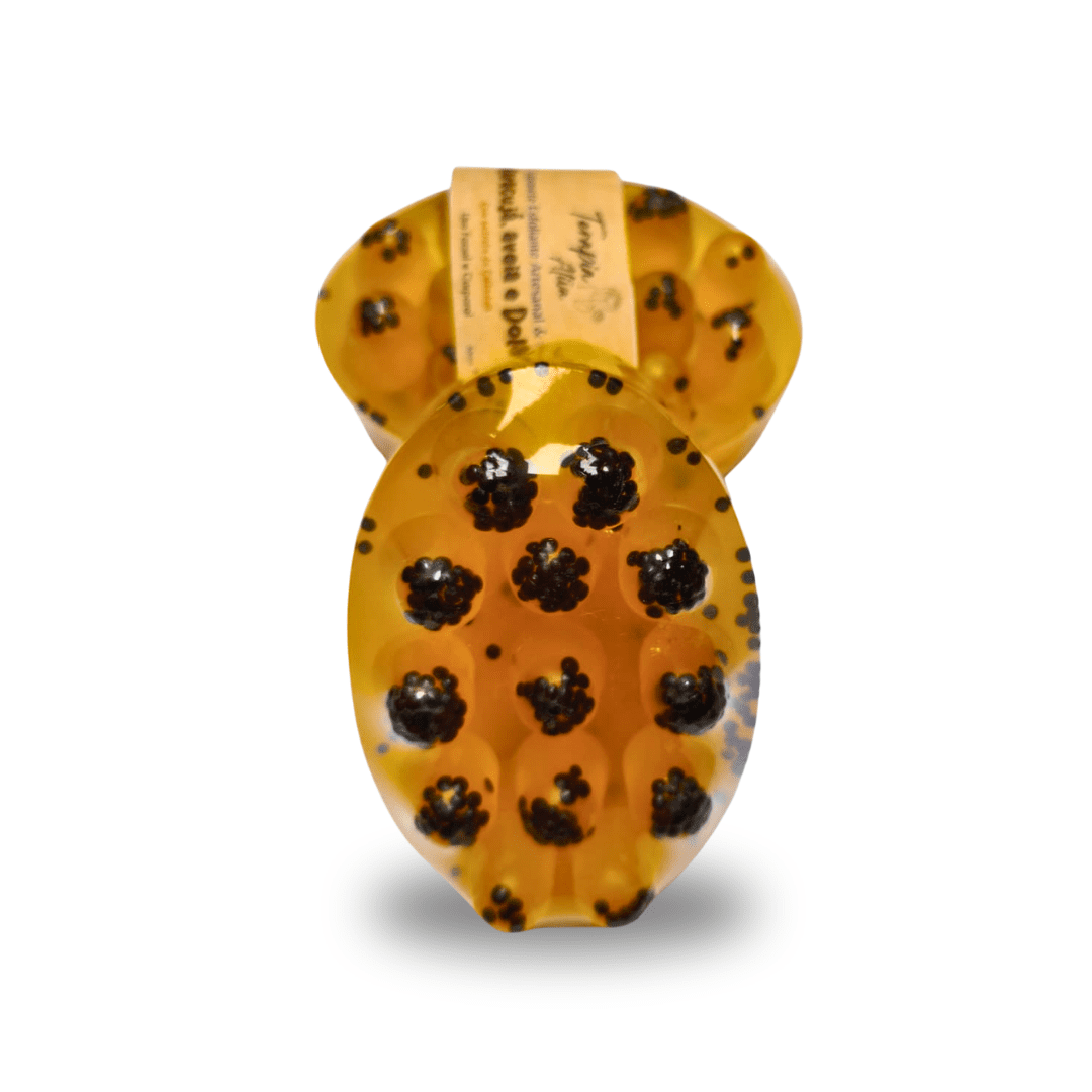 sabonete artesanal esfoliante em barra 110g maracuja, aveia e dolomita